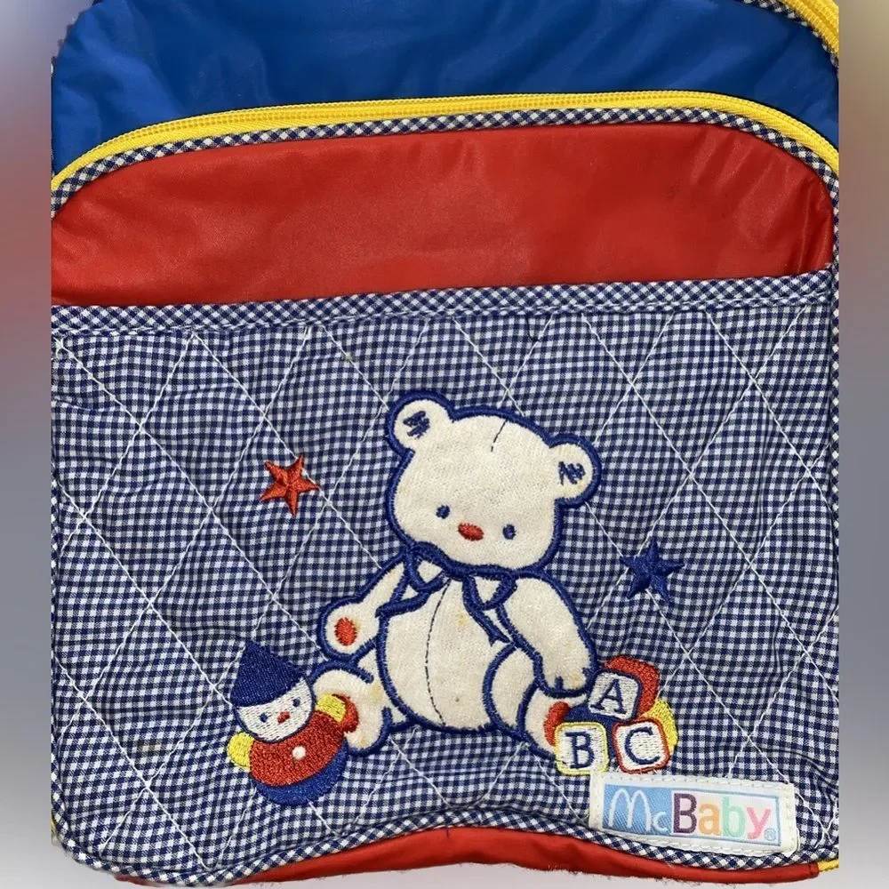 NWT McDonalds Vintage RARE McBaby Bear Insulated Small Crossbody Diaper Bag